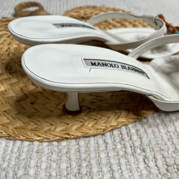 Manila Blahnik kitten heal sandals - Picture 10 of 15